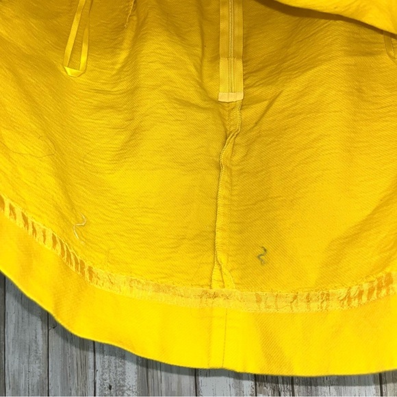 J. Crew Lemon Yellow A Line Skirt - Picture 2 of 4